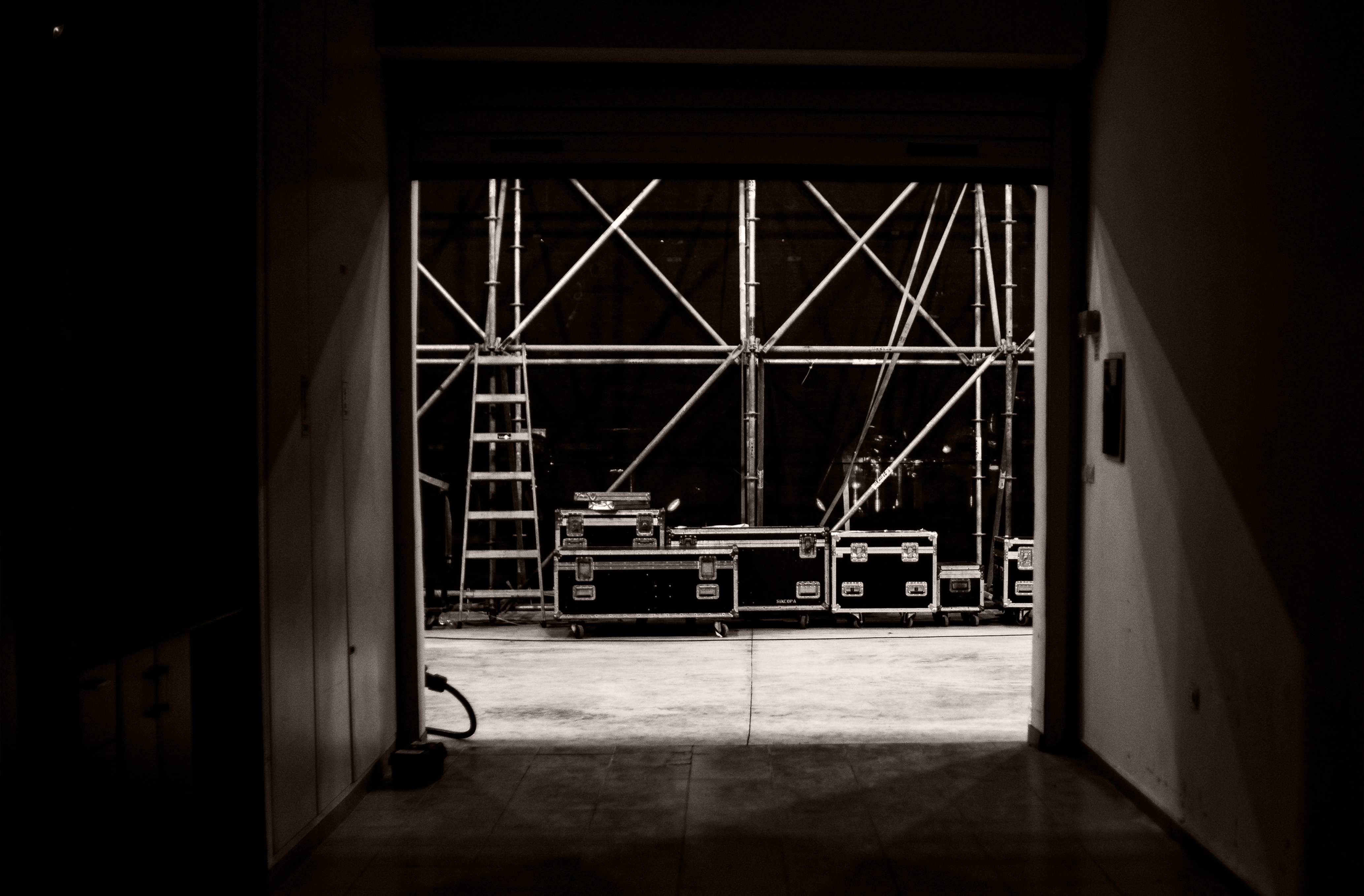 Backstage view